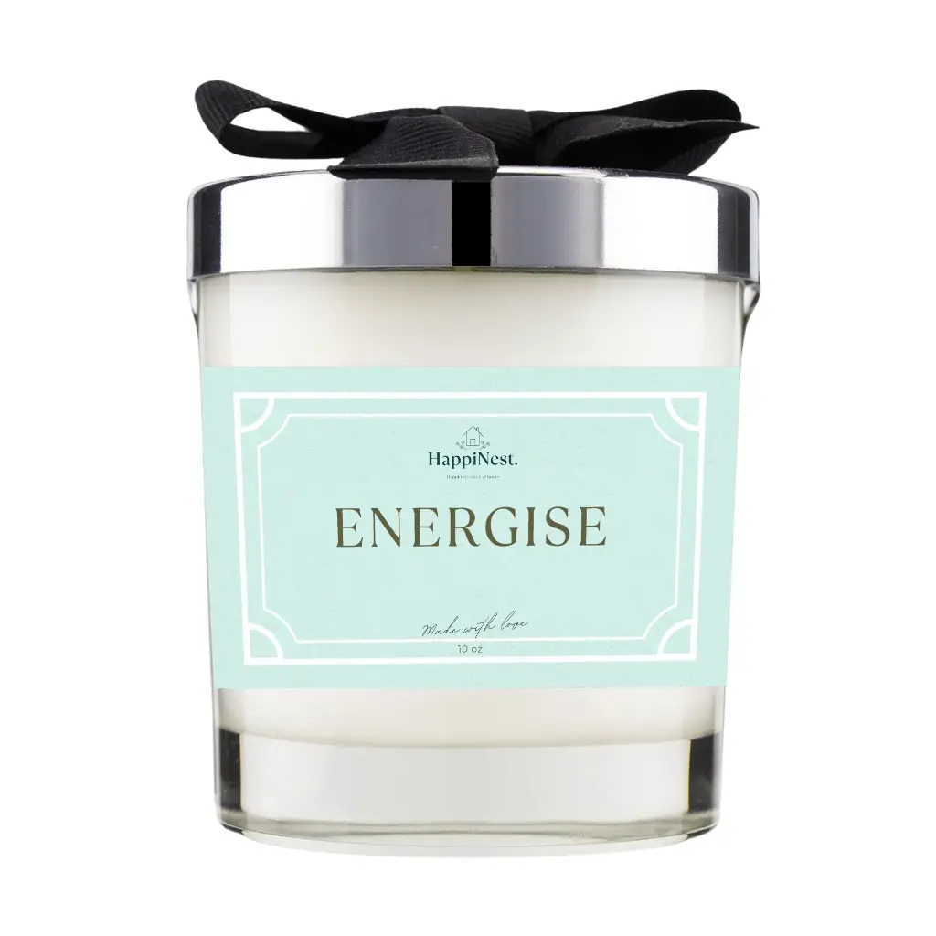 HappiNest 1Pc Modern European Plant Scent Aromatherapy Candle Living Room Bedroom Air Purification Enduring Fragrance Candle Cups Decor
