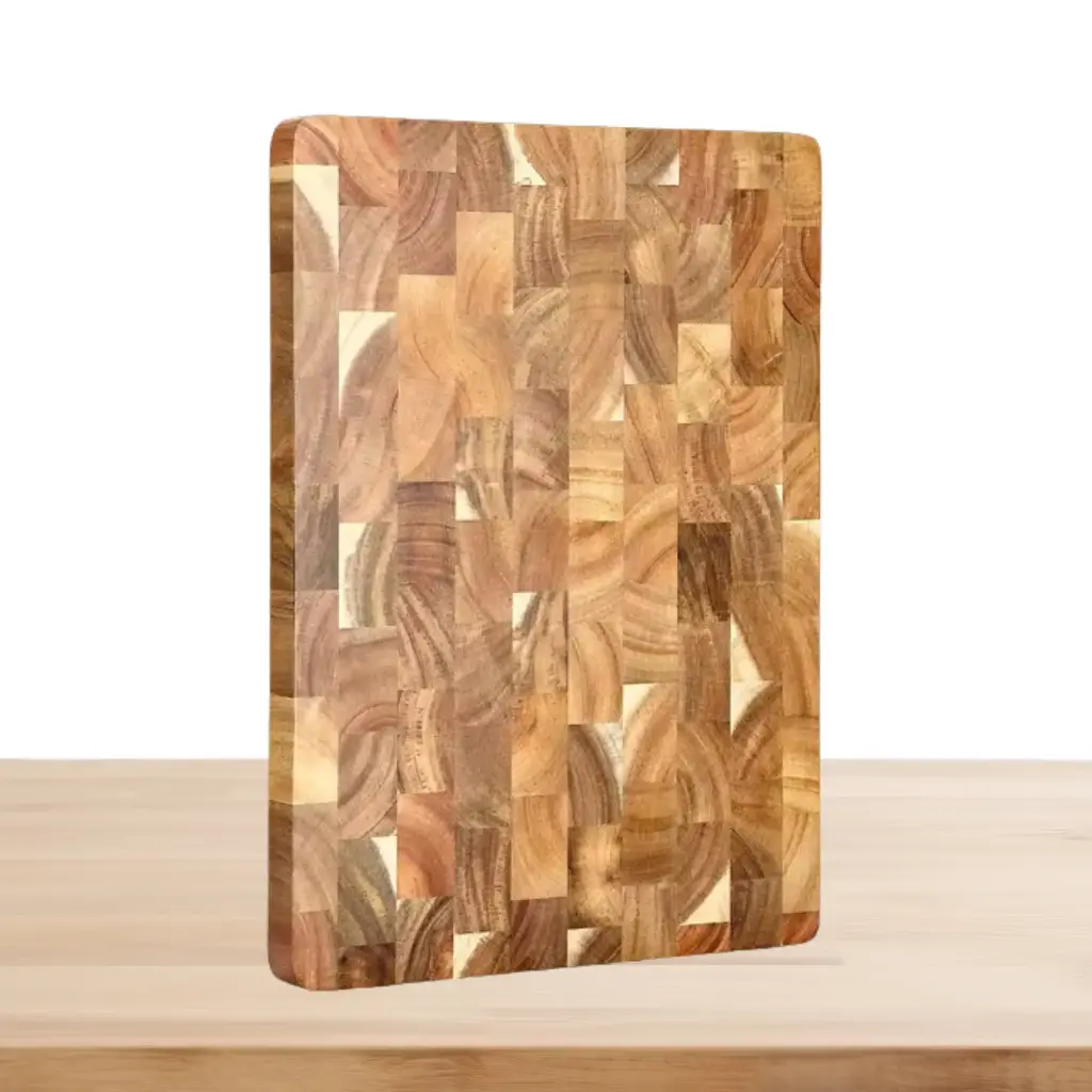 HappiNest Cutting Board Double-Sided Using Premium Acacia Wood Splicing Chopping Board Drain Water And Damp-Proof Kitchen Tools