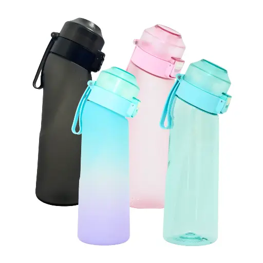 HappiNest Air Water Bottle with Flavour Pods - Flavoured Water Bottle Set & Pod Starter Pack, Scent Air Bottle & Scented Flavours, 0 Sugar